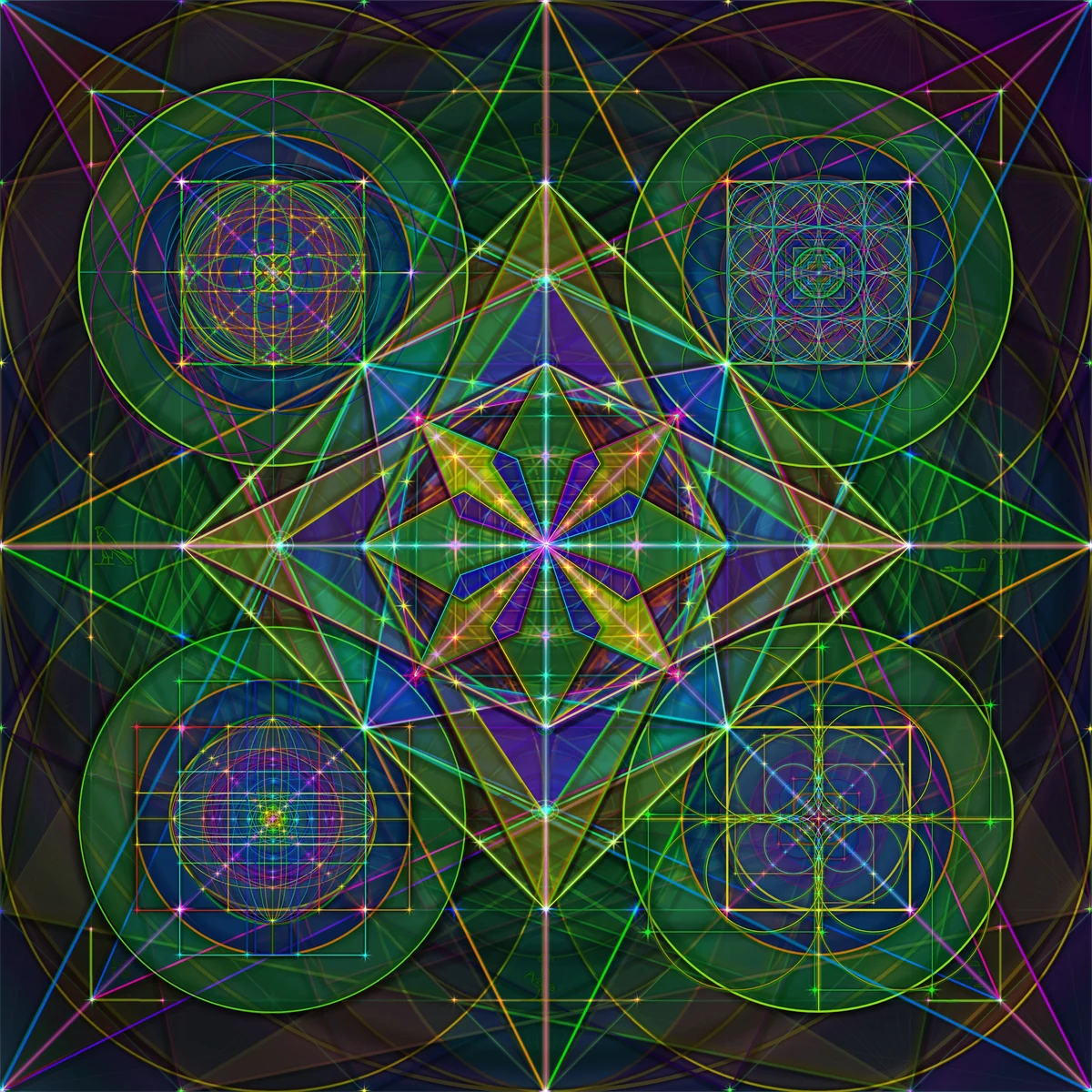 Fractals7 Rune 4 Almost Done Signed 1
