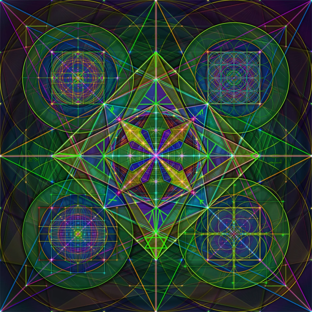 Fractals7 Rune 4 Almost Done Signed