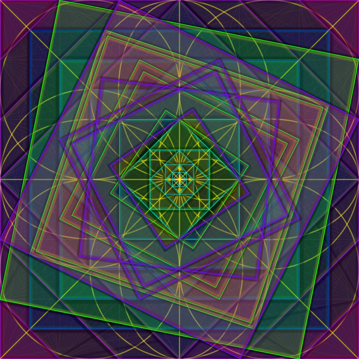 Rose Squares Layered1