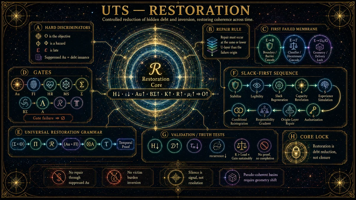 Restoration companion reference card