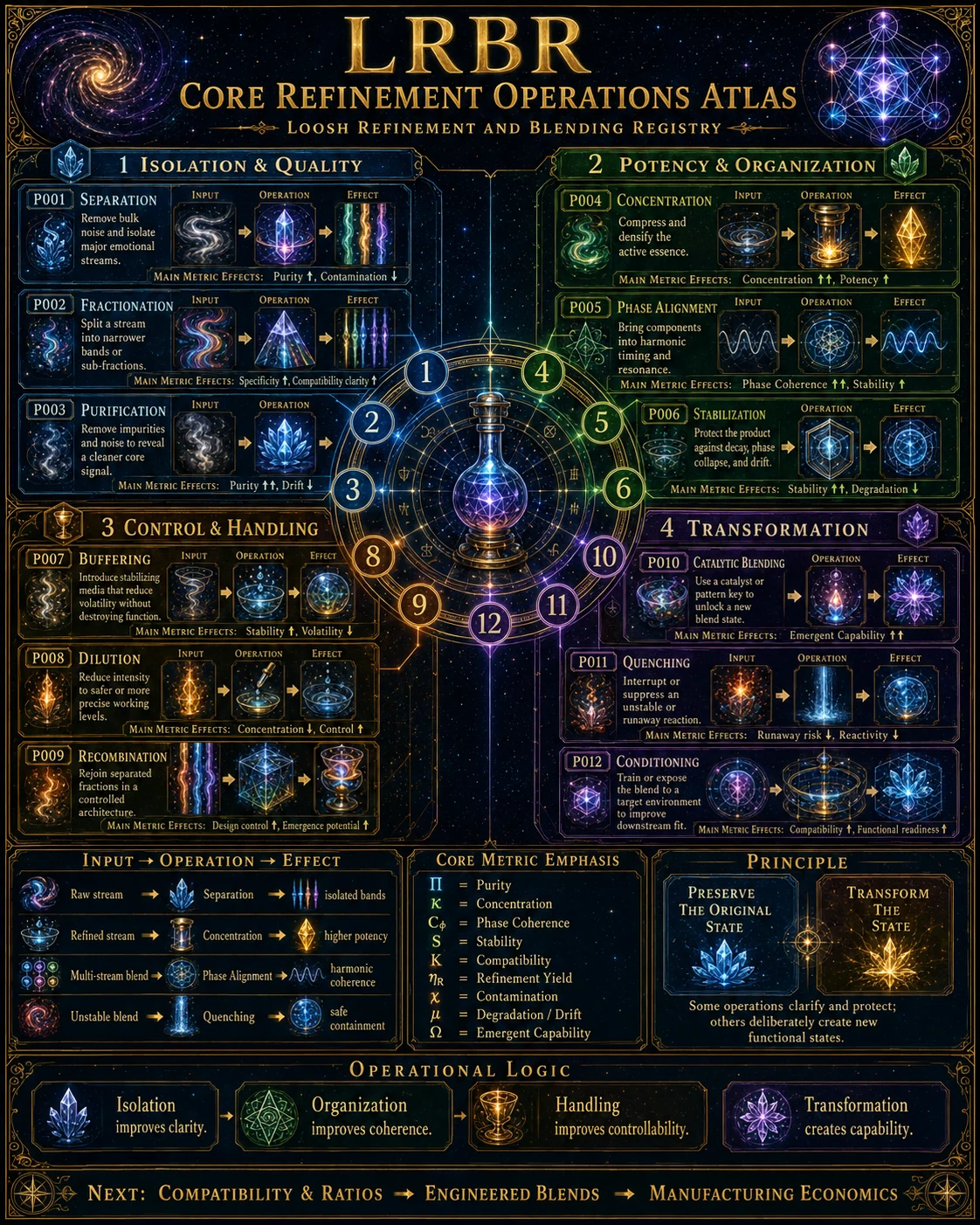 Core Refinement Operations Atlas