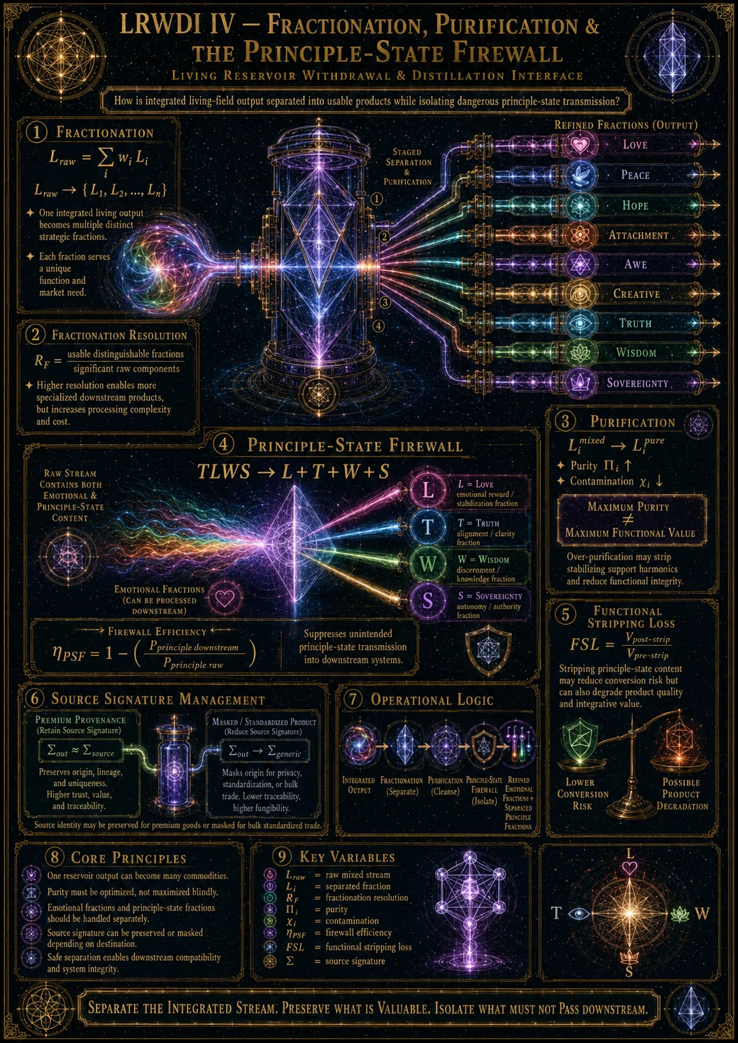 Fractionation, Purification And The Principle State Firewall