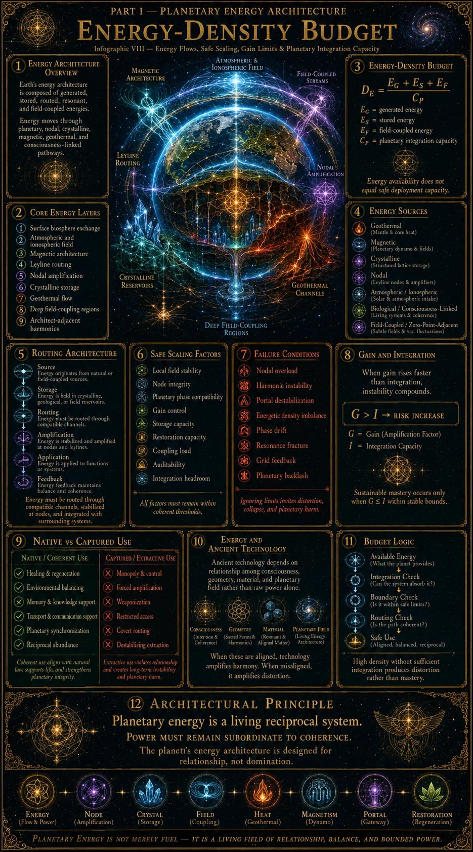 Energy Density Budget