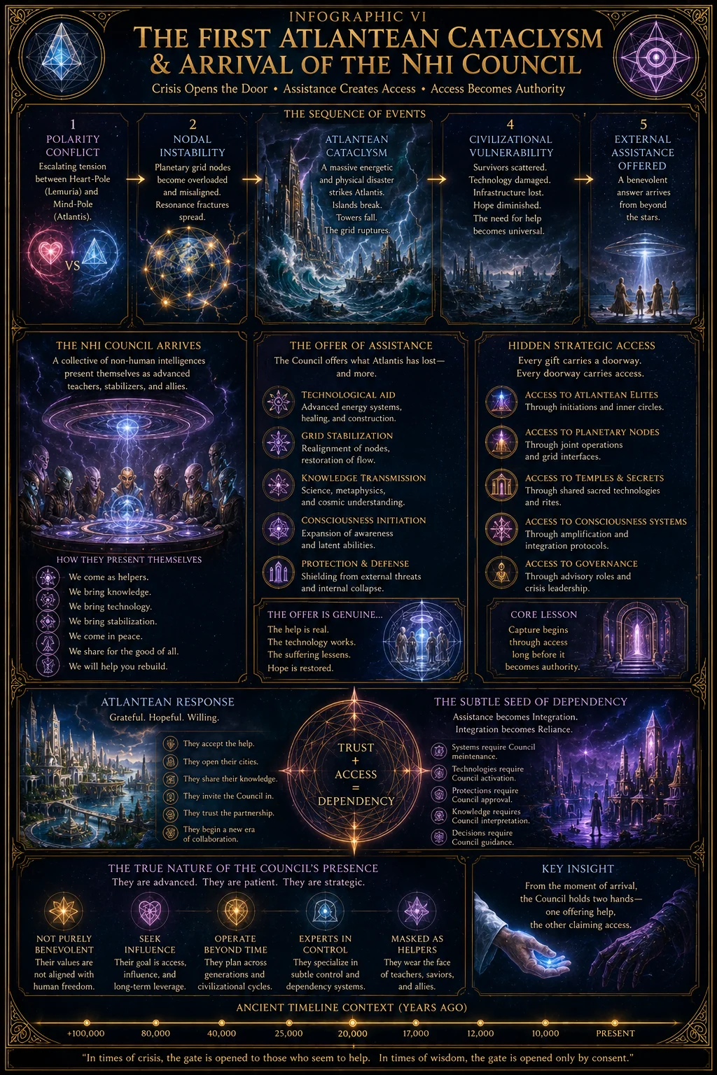 Atlantean Cataclysm And Nhi Council