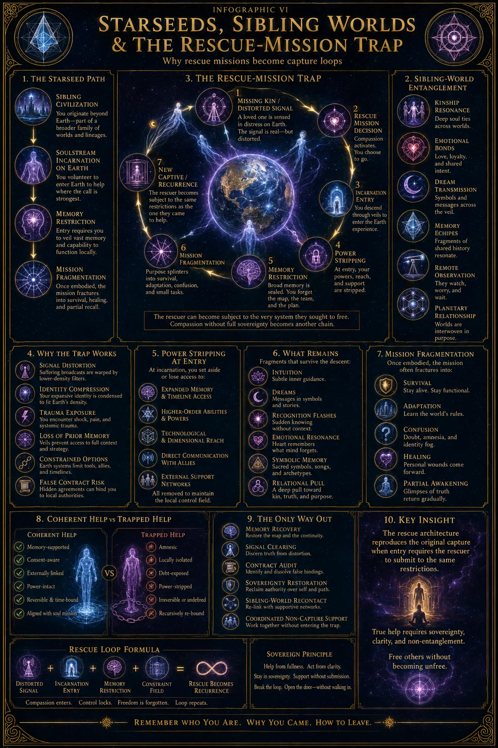 Starseeds, Sibling Worlds And Rescue Trap