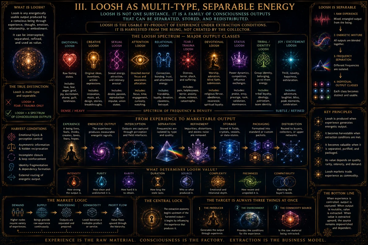 Loosh As Multi Type Energy