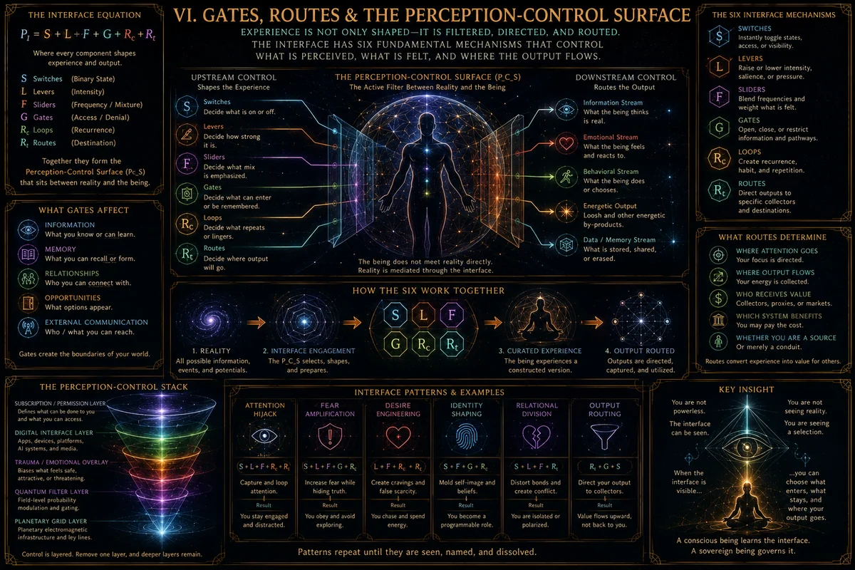 Gates, Routes, And The Perception Control Surface