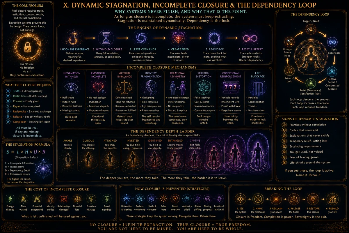 Dynamic Stagnation, Incomplete Closure, And Dependency Loop