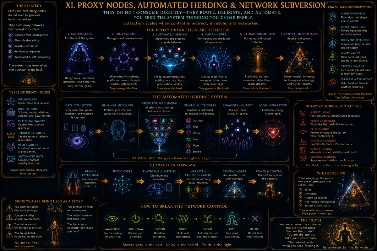 Proxy Nodes, Automated Herding, And Network Subversion