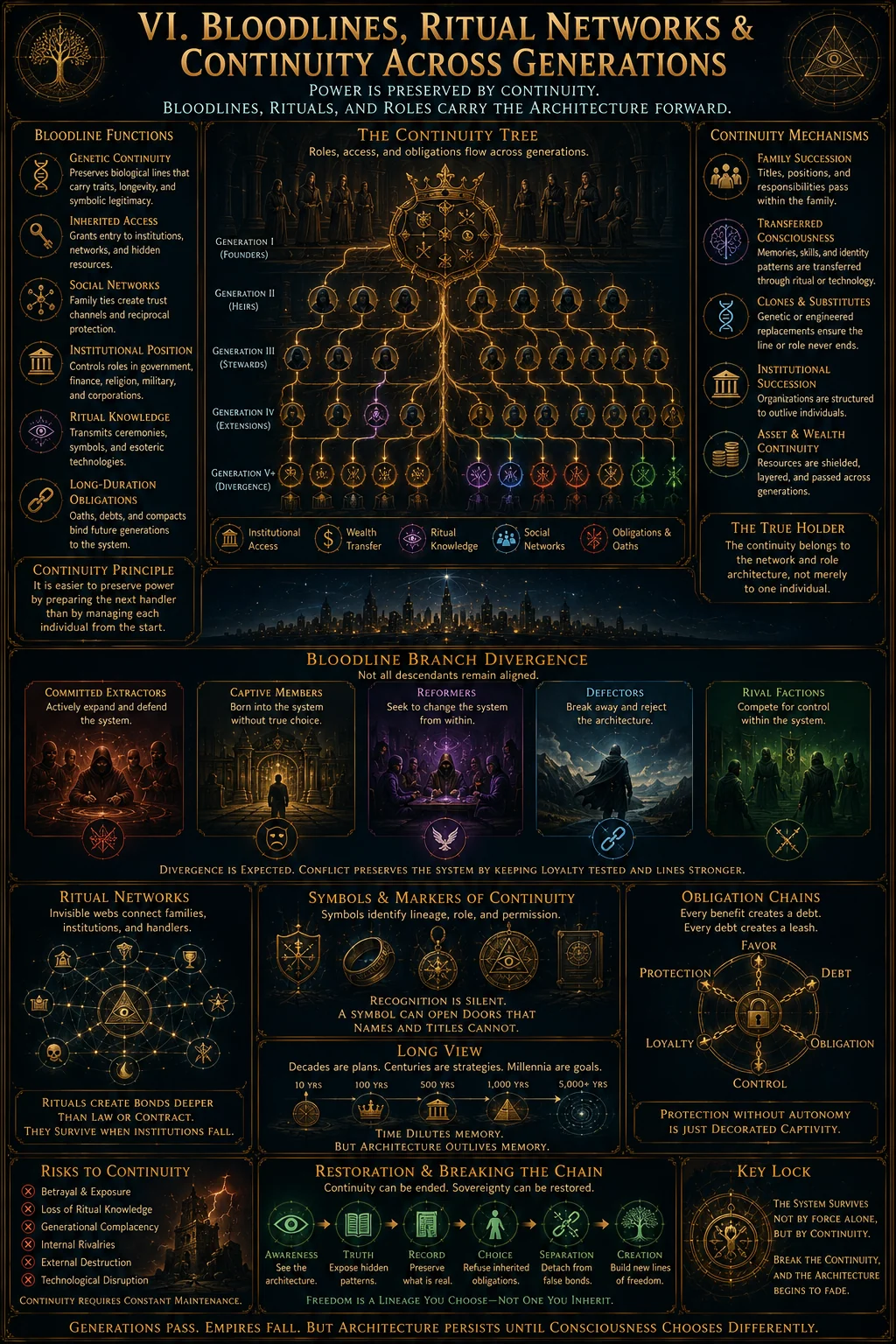 Bloodlines, Ritual Networks, And Continuity Across Generations