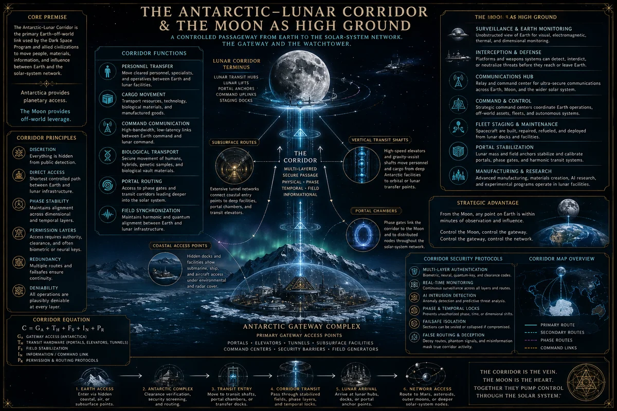 Antarctic Lunar Corridor