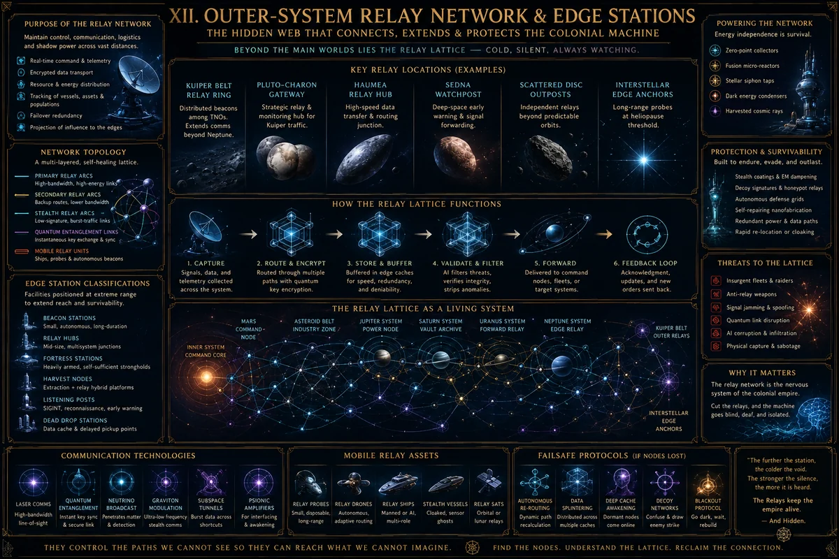 Outer Systems Relay Network And Edge Stations