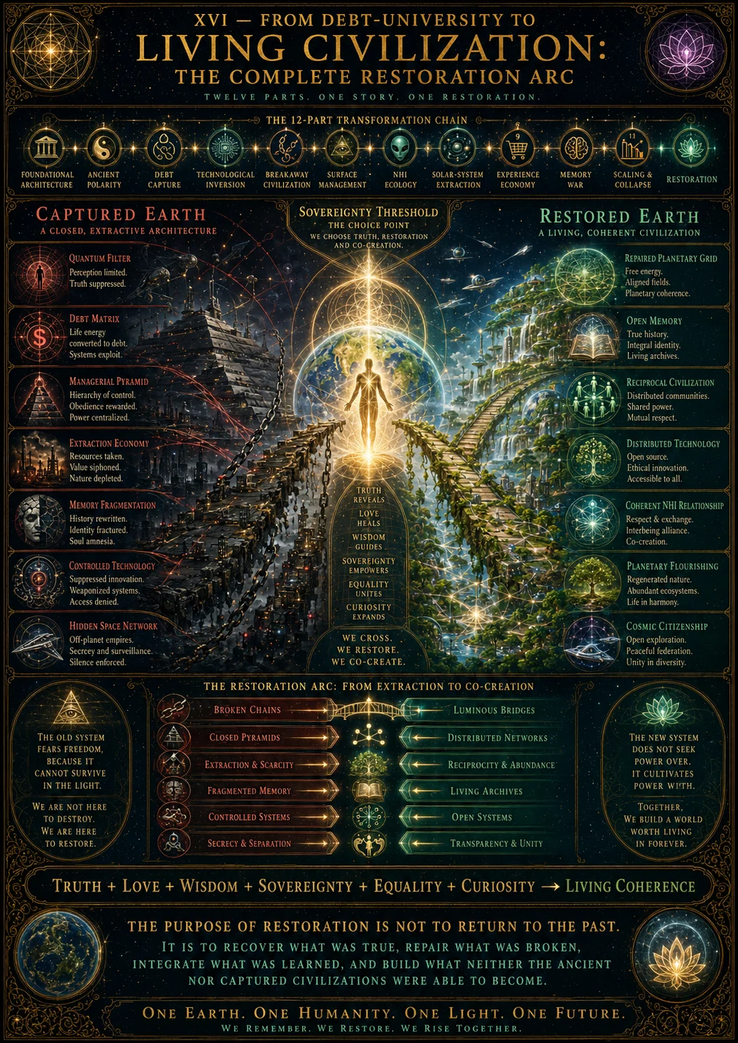 Debt University To Living Civilization