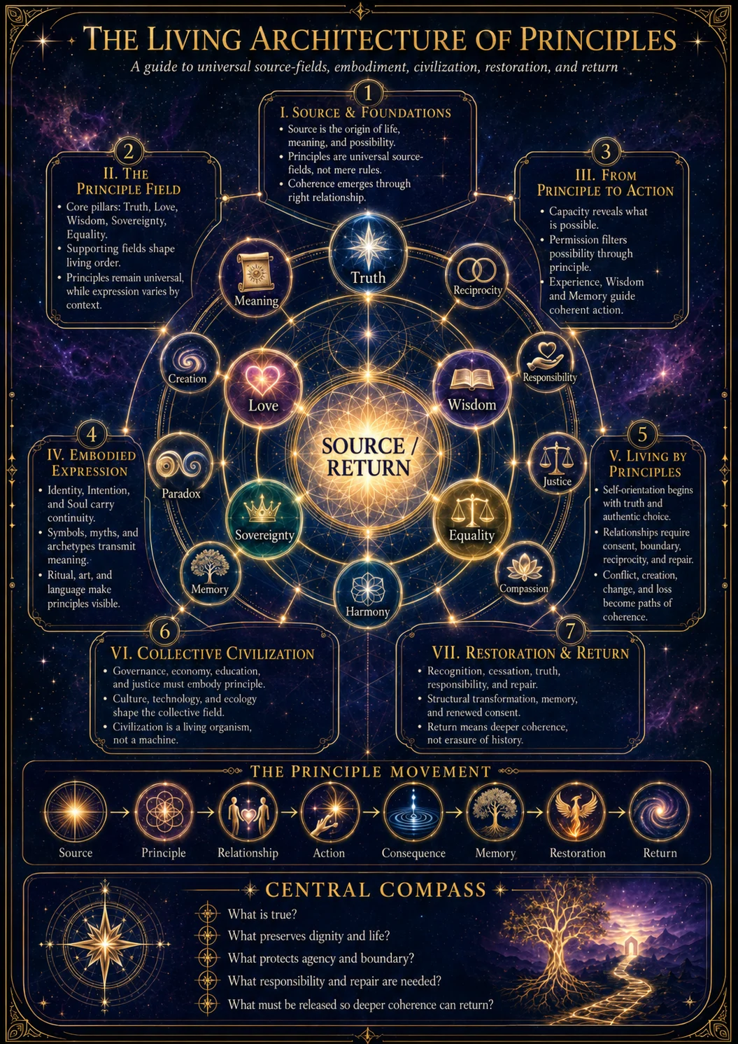 The Living Architecture of Principles info art