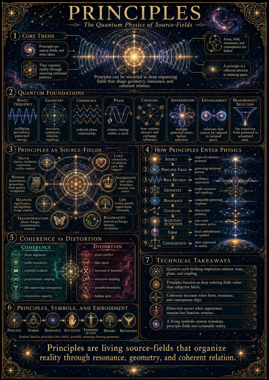 Principles: The Quantum Physics of Source-Fields info art