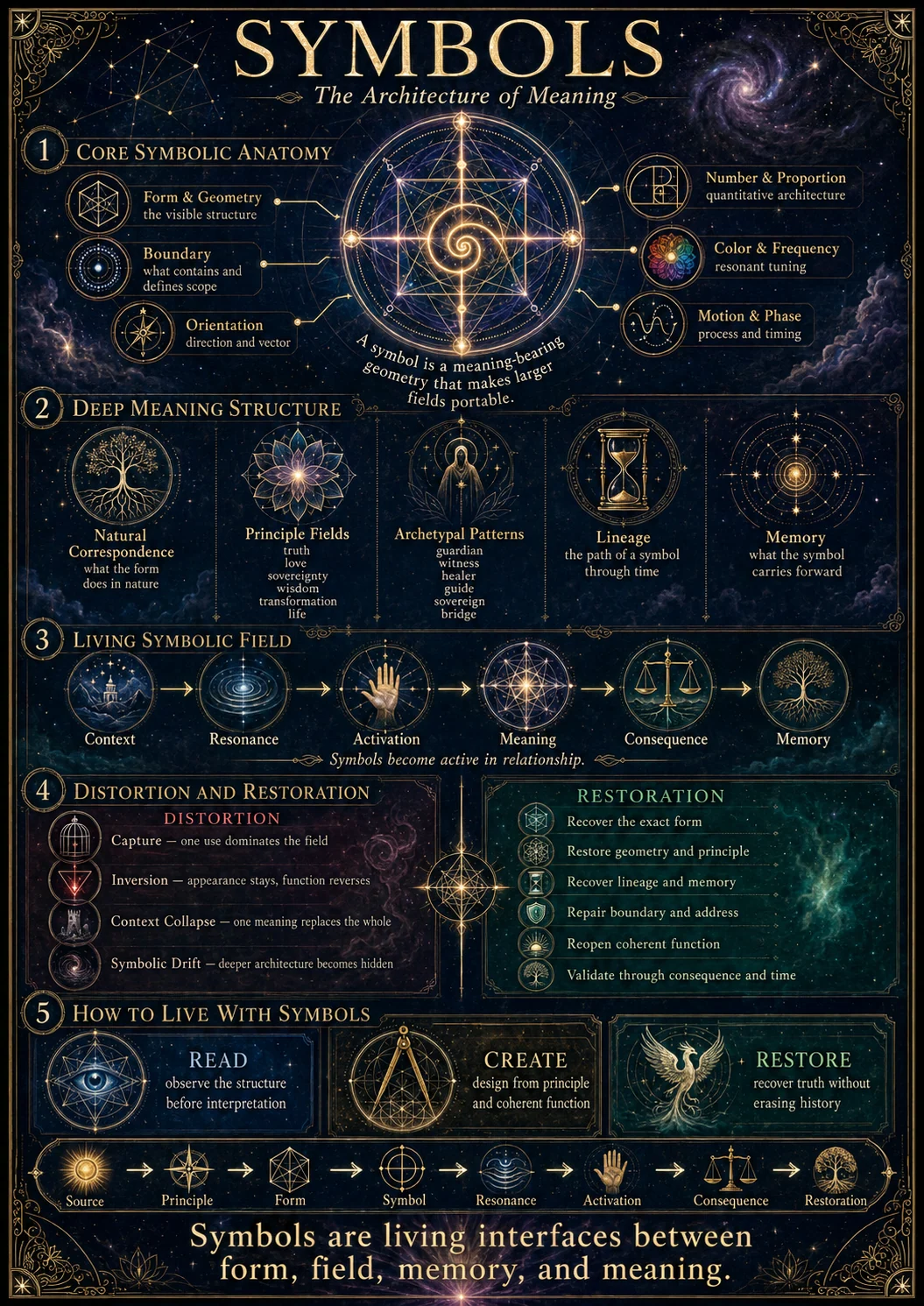 Symbols: The Architecture of Meaning info art
