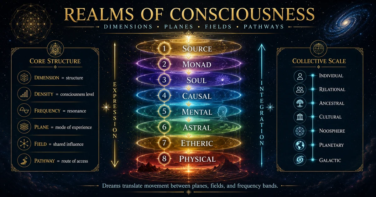 Realms of Consciousness original guide card